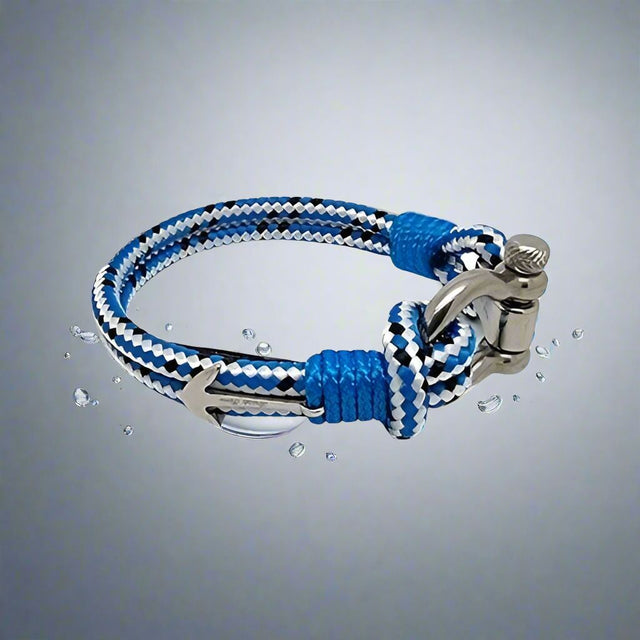 ADRIATICA Nautical Clasp & Anchor Bracelet Blue Mix