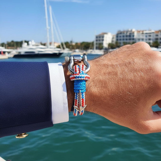 ADRIATICA Nautical Clasp & Anchor Bracelet Croatian Mix
