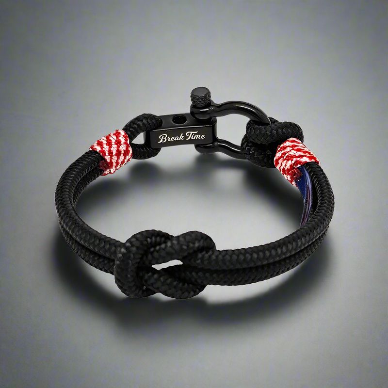 CAPTAIN 4mm Nautical Clasp Bracelet - Croatia