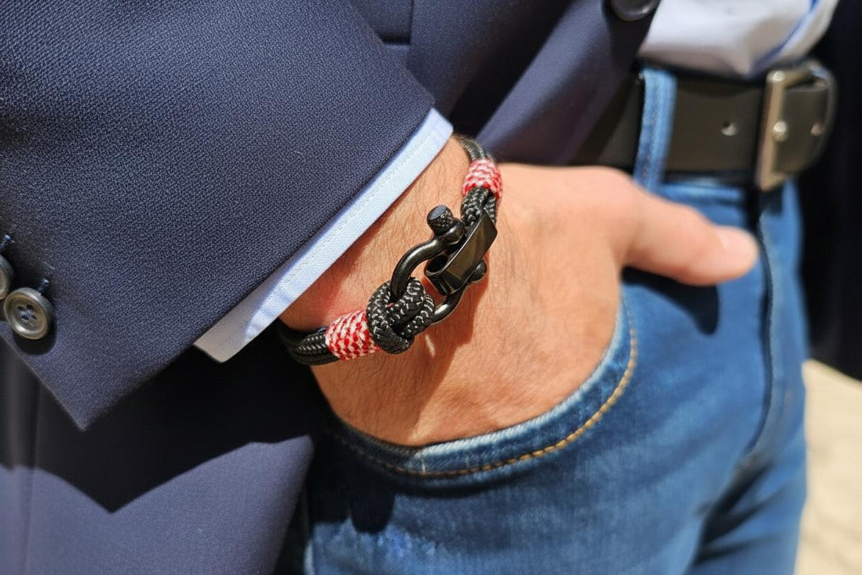 CAPTAIN 4mm Nautical Clasp Bracelet - Croatia