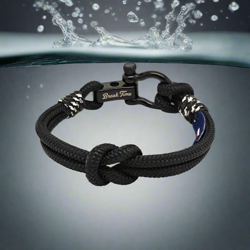 CAPTAIN 4mm Nautical Clasp Bracelet - Military