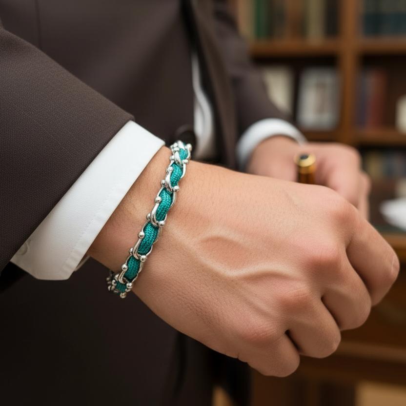 OCEAN MAXI Designer Bracelet / Necklace Emerald Green