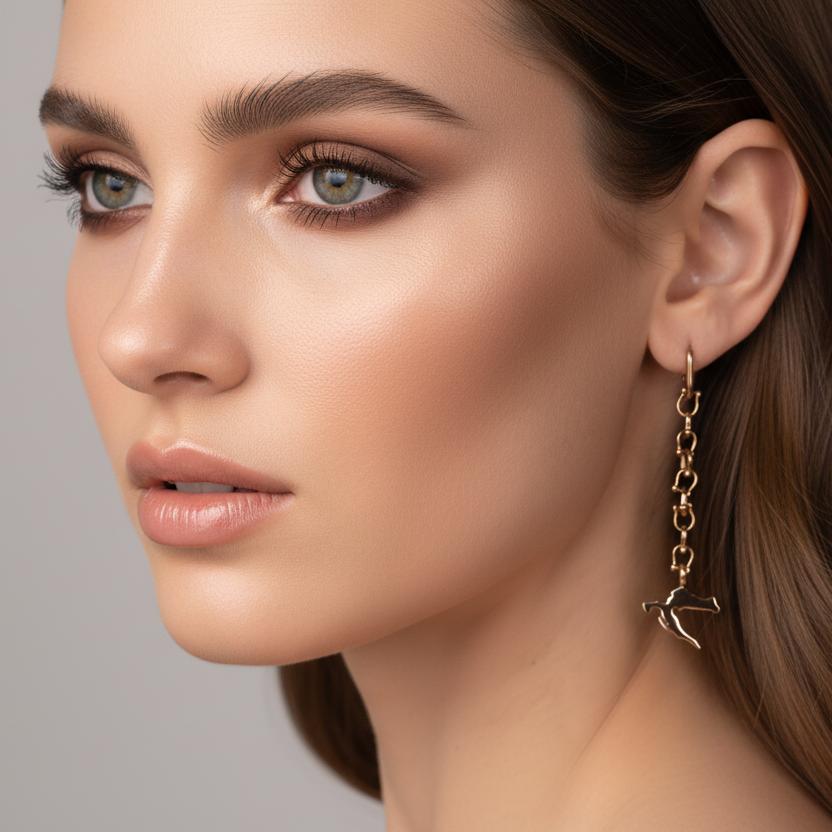 OCEAN MINI Dangle Earrings with Croatia Pendant