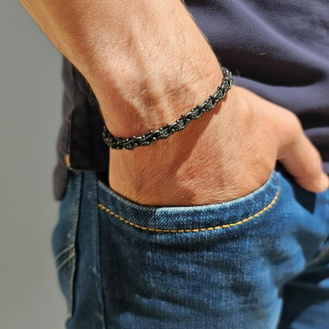 OCEAN MINI Designer Bracelet / Necklace Black