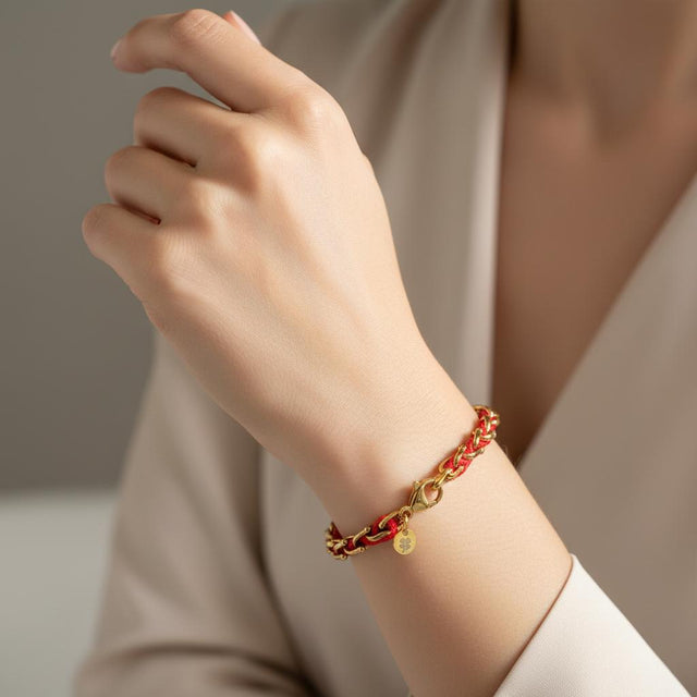 OCEAN MINI Designer Bracelet / Necklace Red
