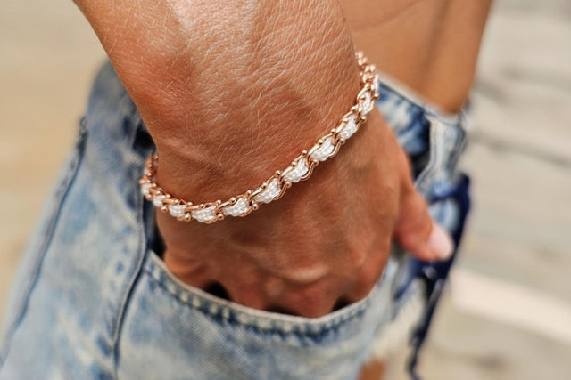 OCEAN MINI Designer Bracelet / Necklace White