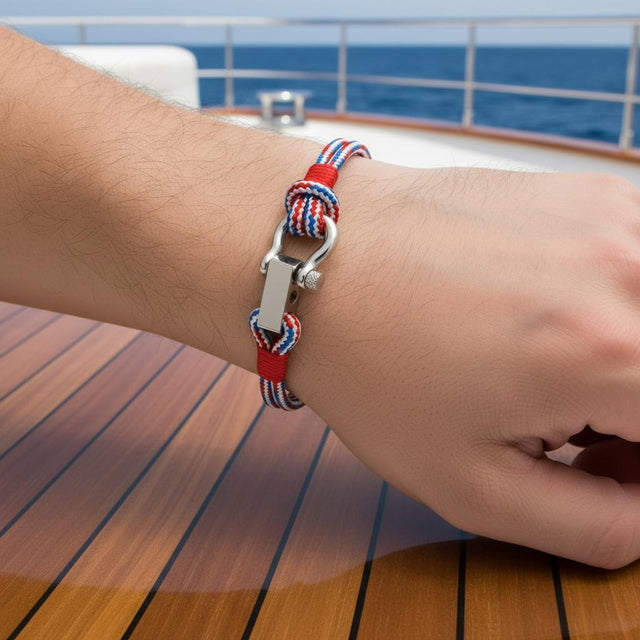 ROYAL 3mm nautical clasp bracelet Croatian mix