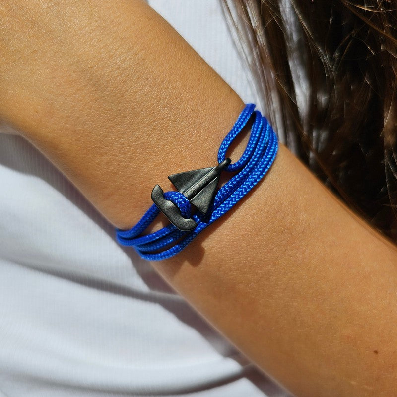 SAILOR mini boat bracelet electric blue
