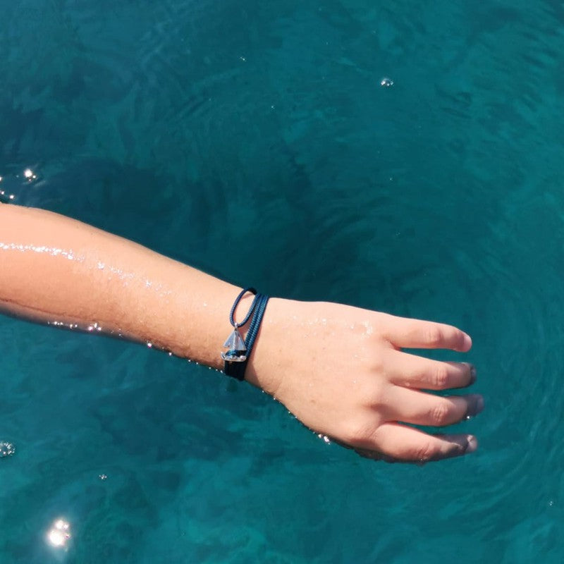 SAILOR mini boat bracelet navy blue