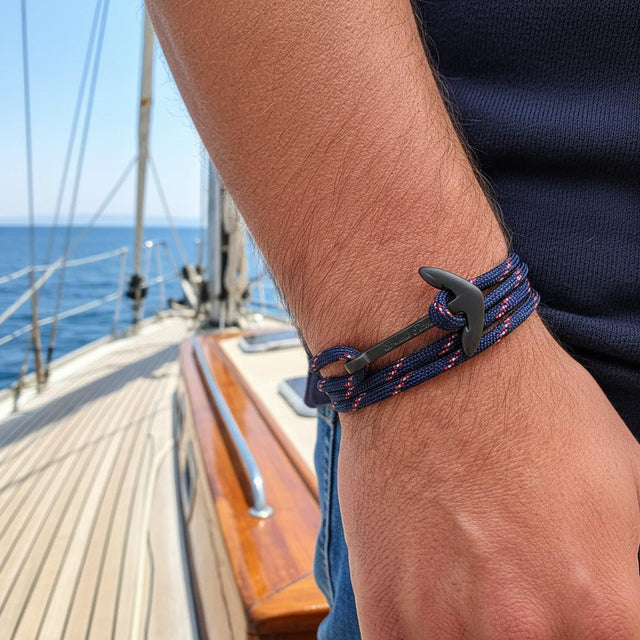 YACHT CREW big anchor bracelet Croatian mix