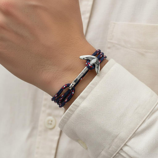 YACHT CREW medium anchor bracelet Croatian mix