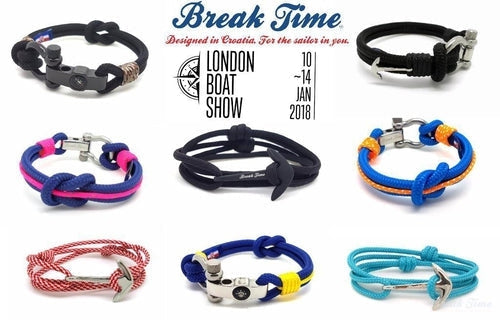 Break Time Croatia nautical bracelets at London Boat Show 2018