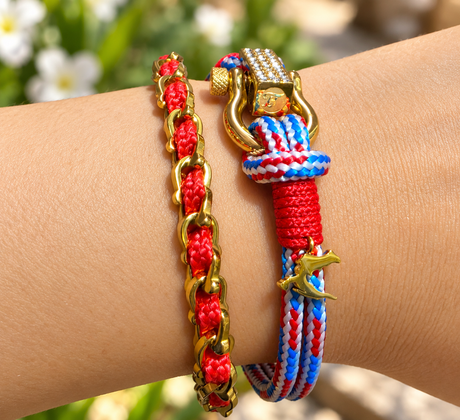 ROYAL 3mm Armband mit nautischer Schließe, kroatischer Mix
