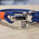 ADRIATICA Nautical Clasp & Anchor Bracelet Blue Orange