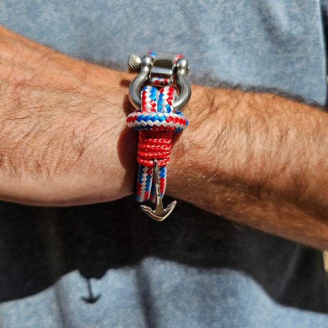 ADRIATICA Nautical Clasp & Anchor Bracelet Croatian Mix