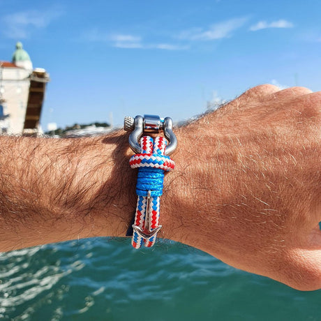 ADRIATICA Nautical Clasp & Anchor Bracelet Croatian Mix