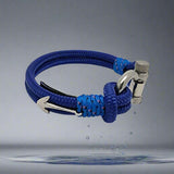 ADRIATICA Shackle & Anchor Bracelet Blue