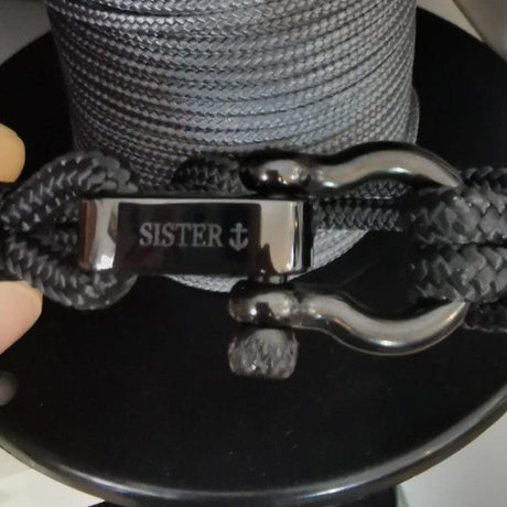 CAPTAIN 4mm Nautical Clasp Bracelet