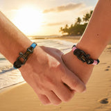 CAPTAIN 4mm Nautical Clasp Bracelet - Blue