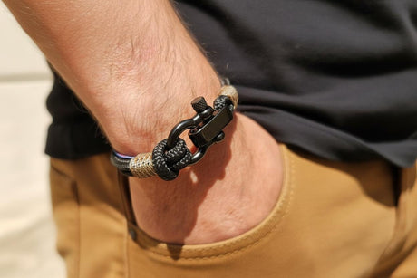 CAPTAIN 4mm Nautical Clasp Bracelet - Camo