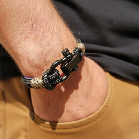 CAPTAIN 4mm Nautical Clasp Bracelet - Camo