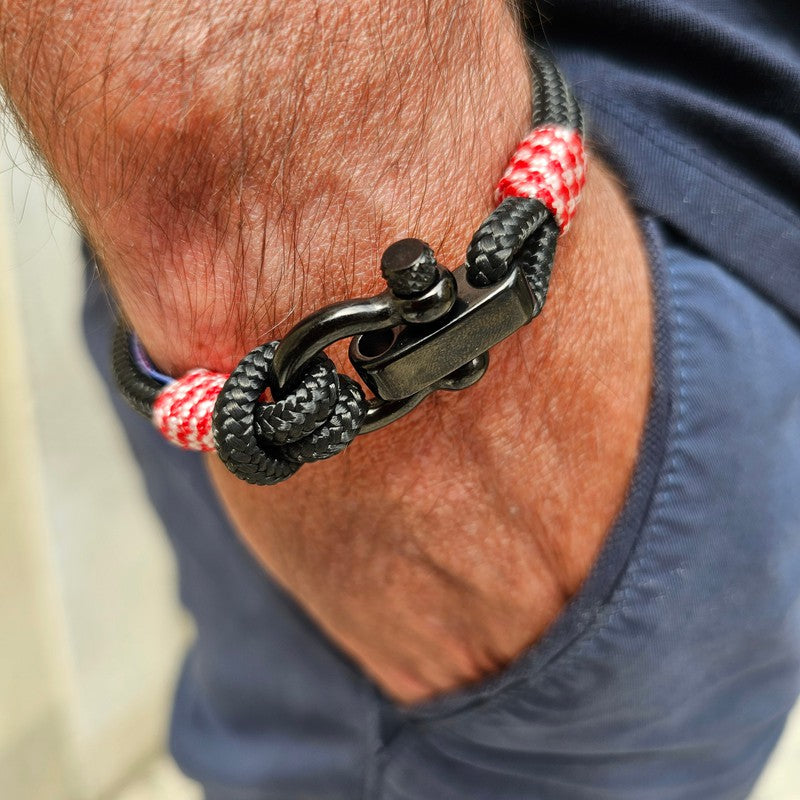 CAPTAIN 4mm Nautical Clasp Bracelet - Croatia
