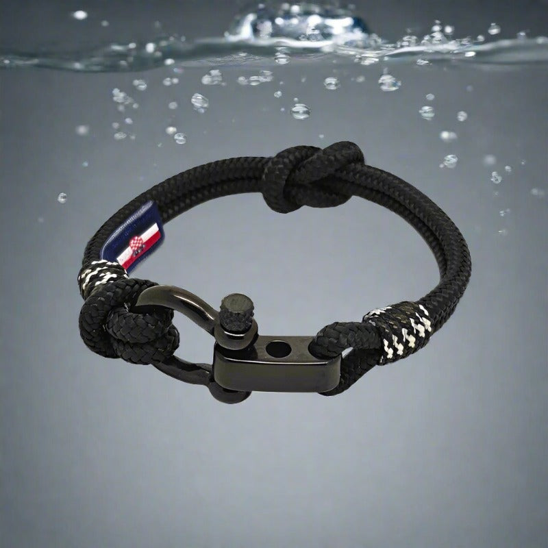 CAPTAIN 4mm Nautical Clasp Bracelet - Military