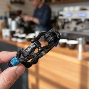 CAPTAIN 4mm Nautical Clasp Bracelet - Teal