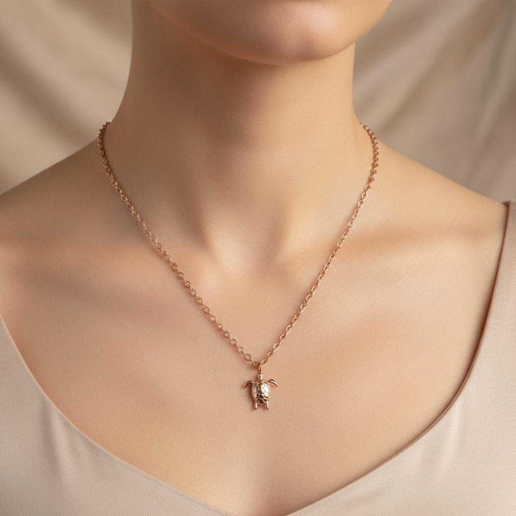 CHARMED MINI necklace sea turtle pendant