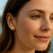 CHARMED MINI stud earrings Croatia map