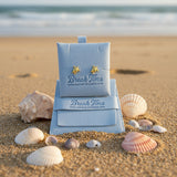 CHARMED MINI stud earrings sea turtle