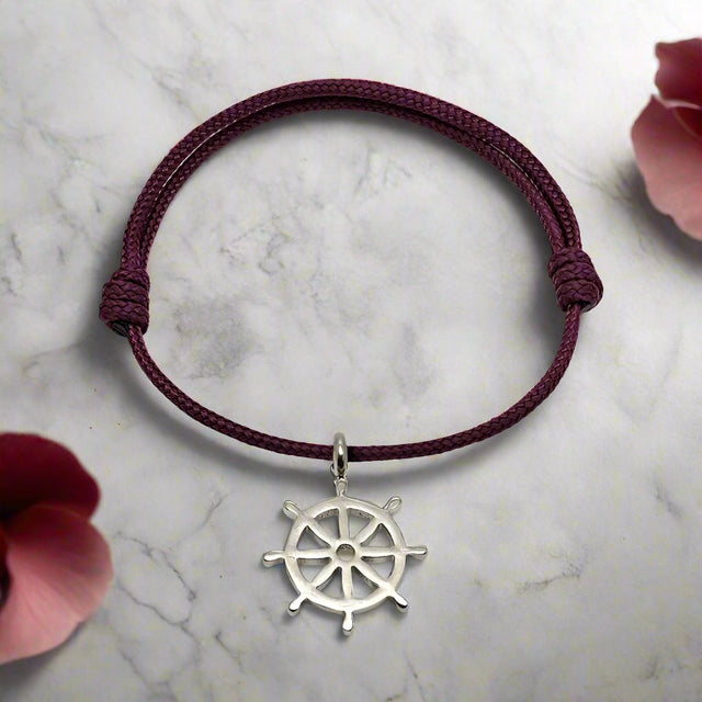 CHARMED bracelet with rudder pendant