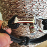 CORSAIR 5mm Nautical Clasp Bracelet Black Camo