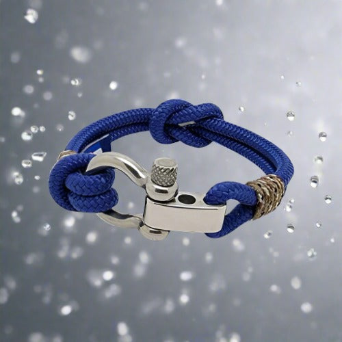 CORSAIR 5mm Nautical Clasp Bracelet Blue Camo