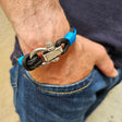 CORSAIR Big Shackle Bracelet Black Blue