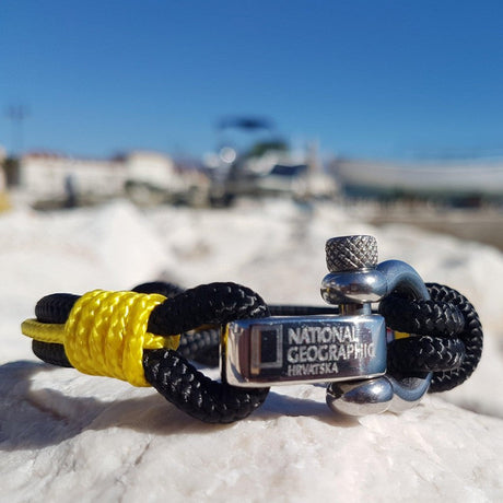 CORSAIR Big Shackle Bracelet Black Yellow