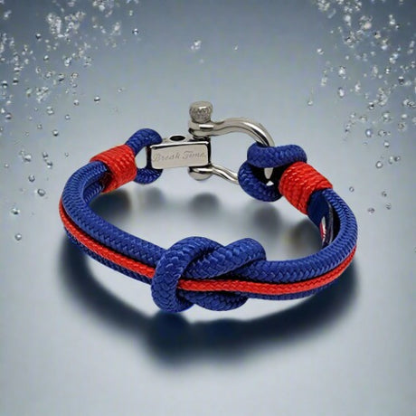 CORSAIR Big Shackle Bracelet Blue Red