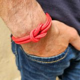 CORSAIR Big Shackle Bracelet Red Blue