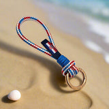 HARBOUR MINI Croatian blue mix rope key-ring