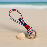 HARBOUR MINI Croatian red mix rope key-ring