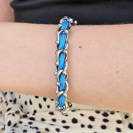 OCEAN MAXI Designer Bracelet / Necklace Baby Blue