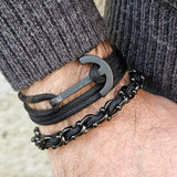 OCEAN MAXI Designer Bracelet / Necklace Black