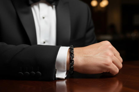 OCEAN MAXI Designer Bracelet / Necklace Black