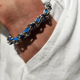 OCEAN MAXI Designer Bracelet / Necklace Blue