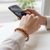 OCEAN MAXI Designer Bracelet / Necklace Dark Fuchsia