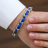 OCEAN MAXI Designer Bracelet / Necklace Electric Blue