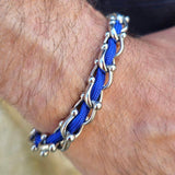 OCEAN MAXI Designer Bracelet / Necklace Electric Blue