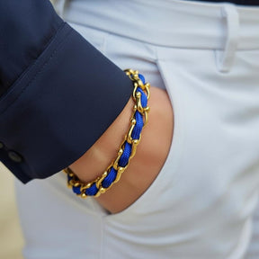 OCEAN MAXI Designer Bracelet / Necklace Electric Blue