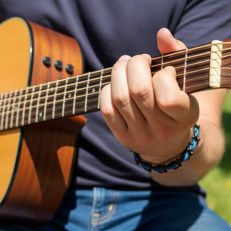 OCEAN MAXI Designer Armband / Halskette Grau Blau