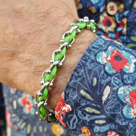 OCEAN MAXI Designer Bracelet / Necklace Neon Green